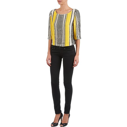 Antik Batik - ZABOU - Jaune / Blanc / Noir
