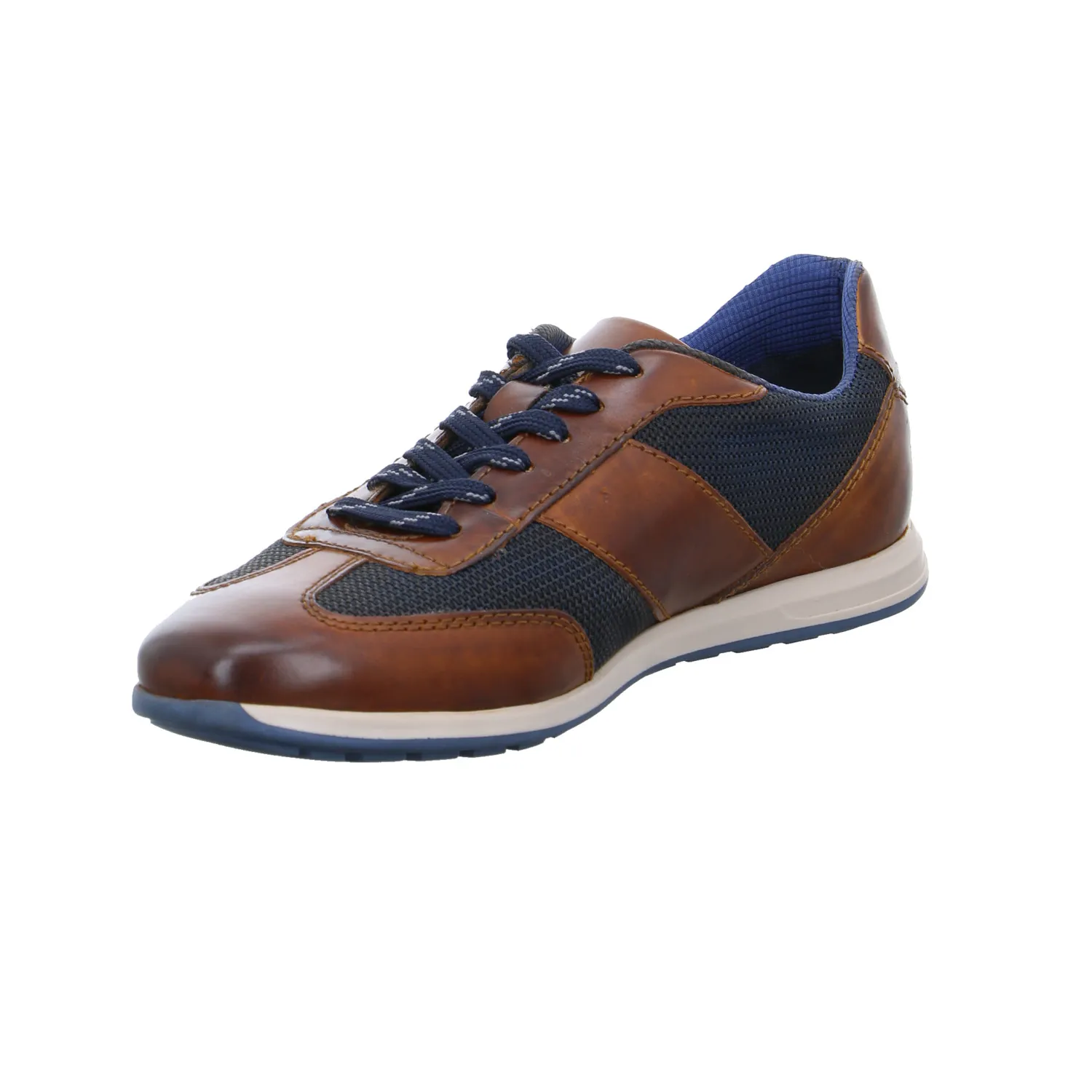 BUGATTI SHOES Halbschuhe Sneaker Cognac Leder