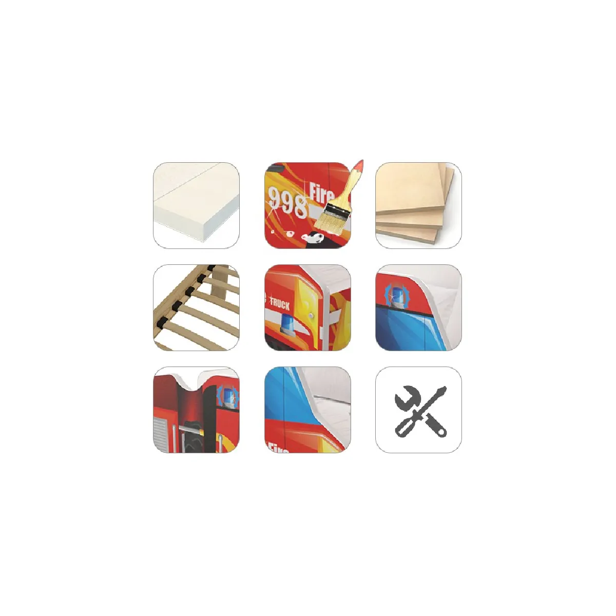 kids literie Truck 70 x 140