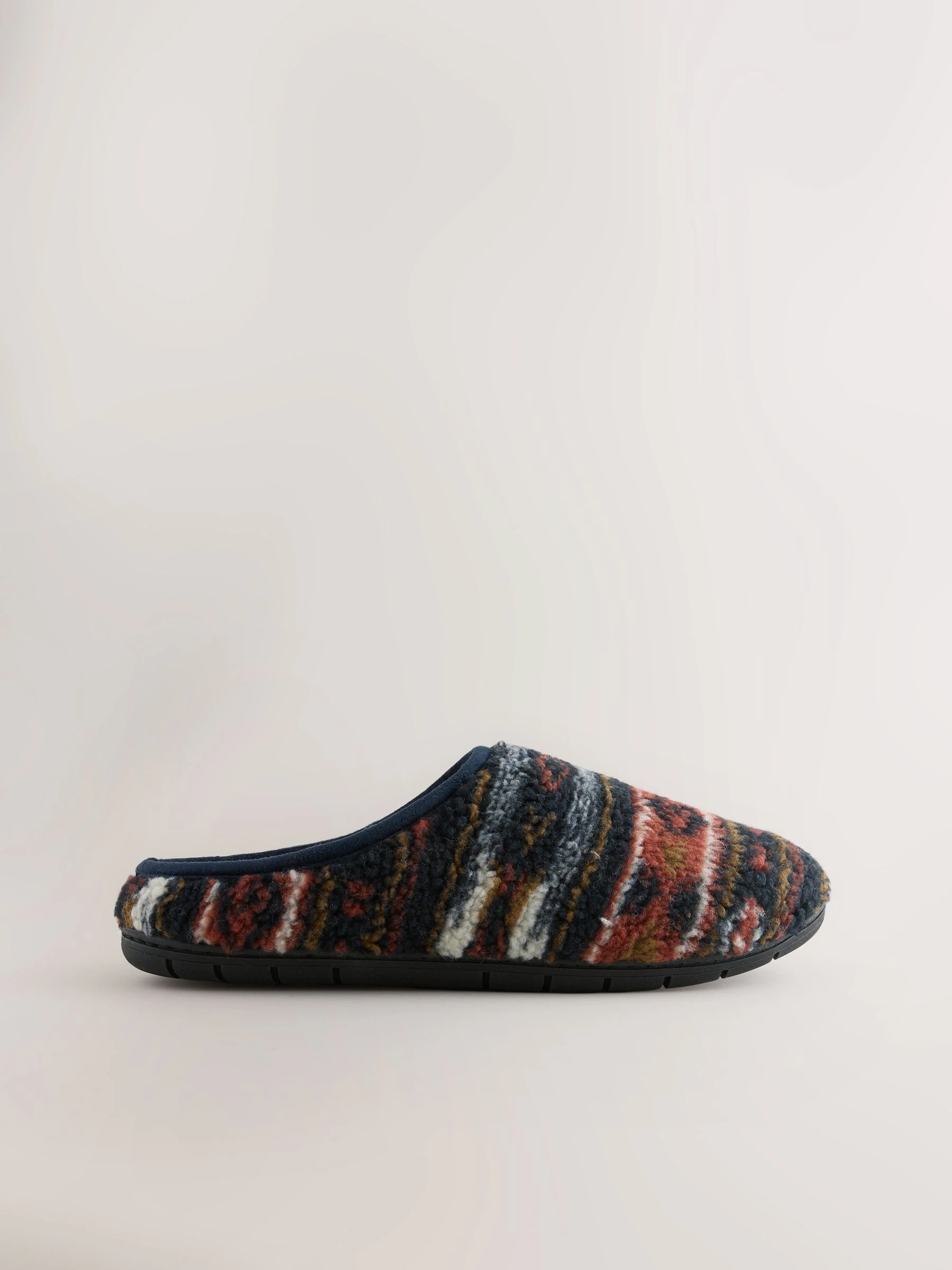 Grijs - Borg Patterned Slippers