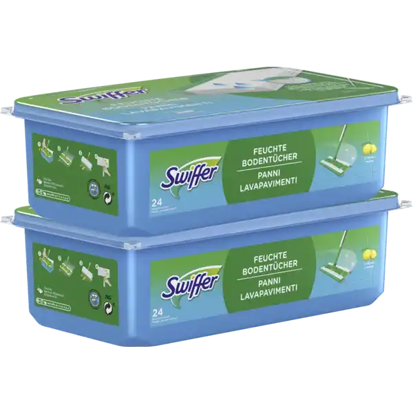 Wet Feuchte Bodentücher Zitrus Nachfüllpackung Doppelpack