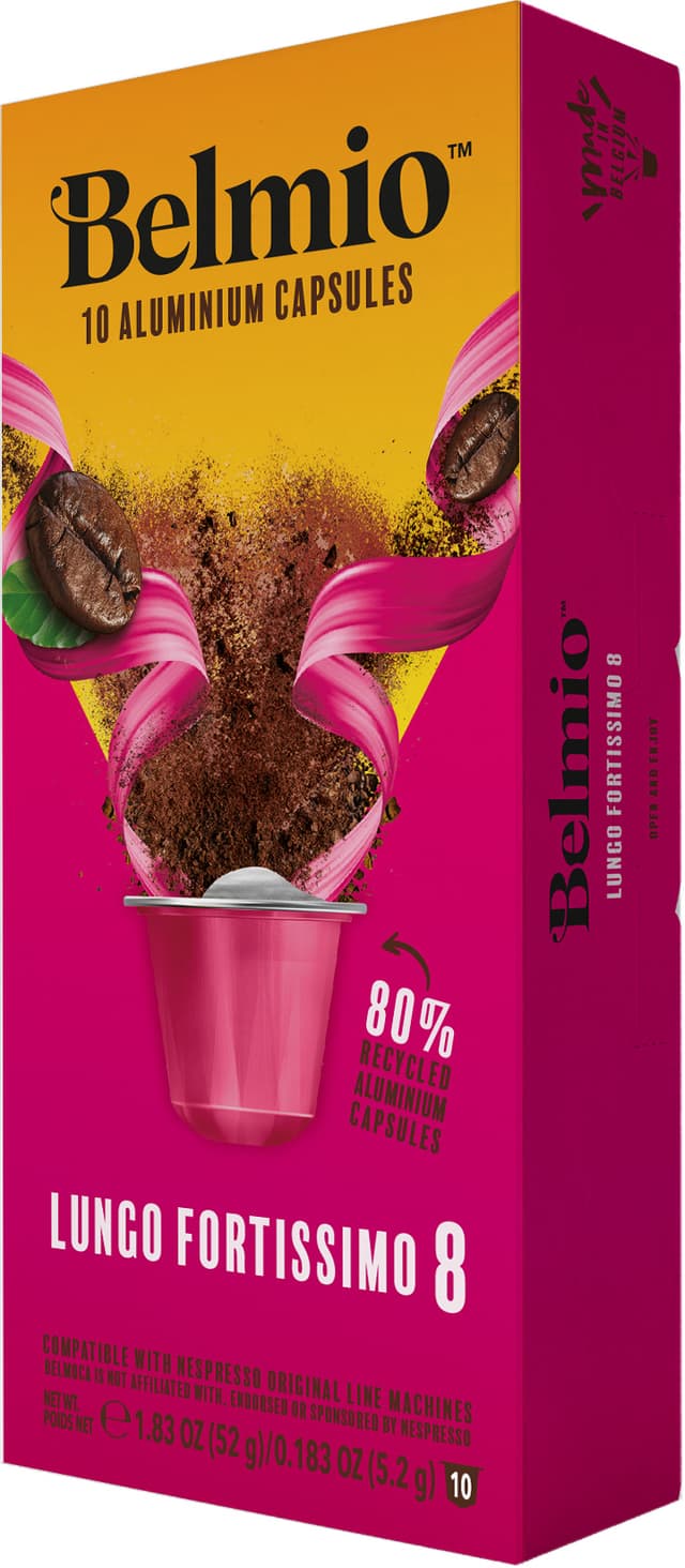 Belmio Lungo Fortissimo kaffekapsler til Nespresso (10 stk.)