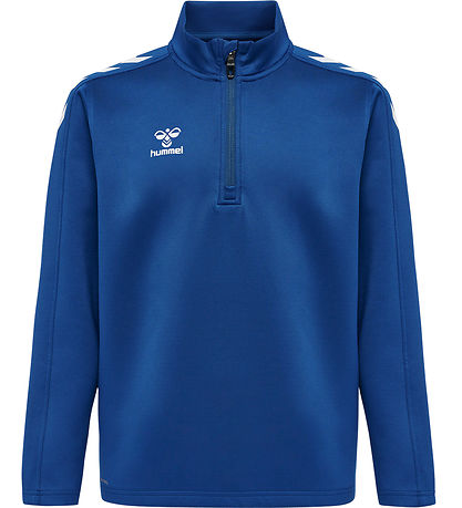 Hummel Bluse - HmlCore XK Half Zip Poly - True Blue