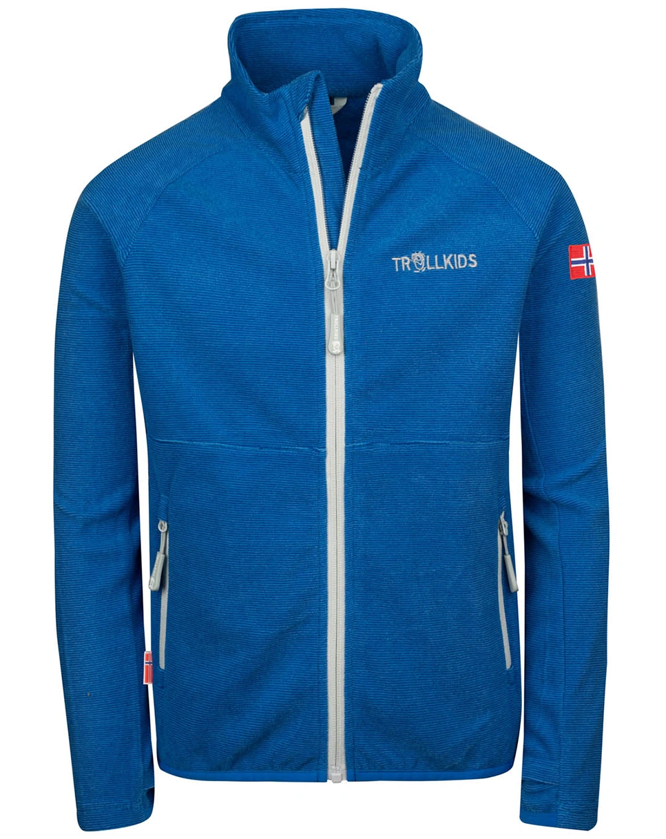 Fleecejacke NORESUND in glow blue/cloudy grey