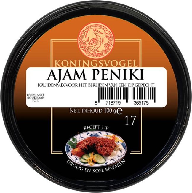 Koningsvogel Ajam Peniki Kruidenmix 100g (Nr. 17)
