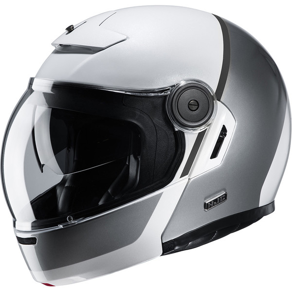 HJC - Casque V90 Mobix MC10 / Blanc / Argent