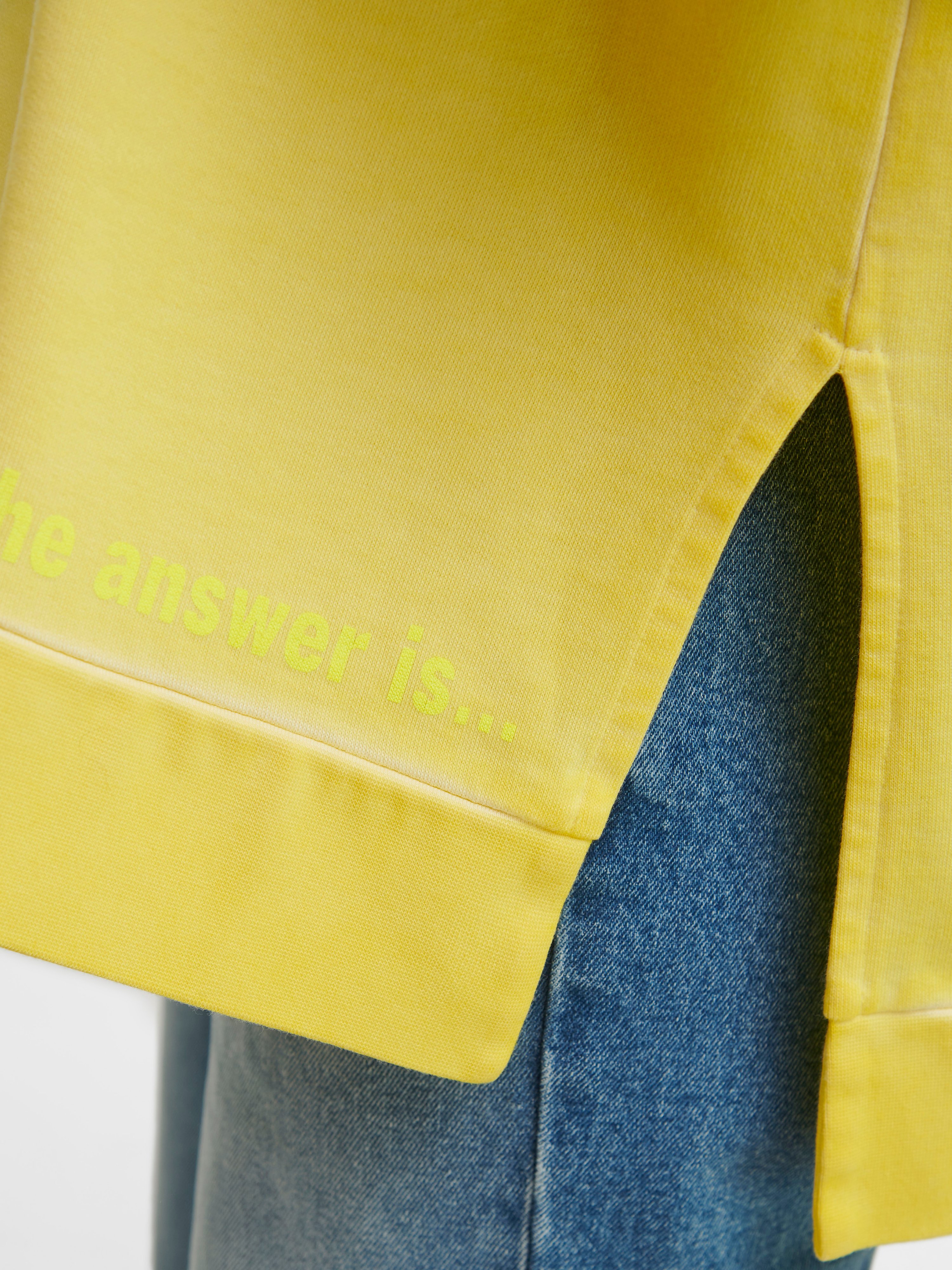 Hoodie-Sweatshirt mit 1/2-Arm