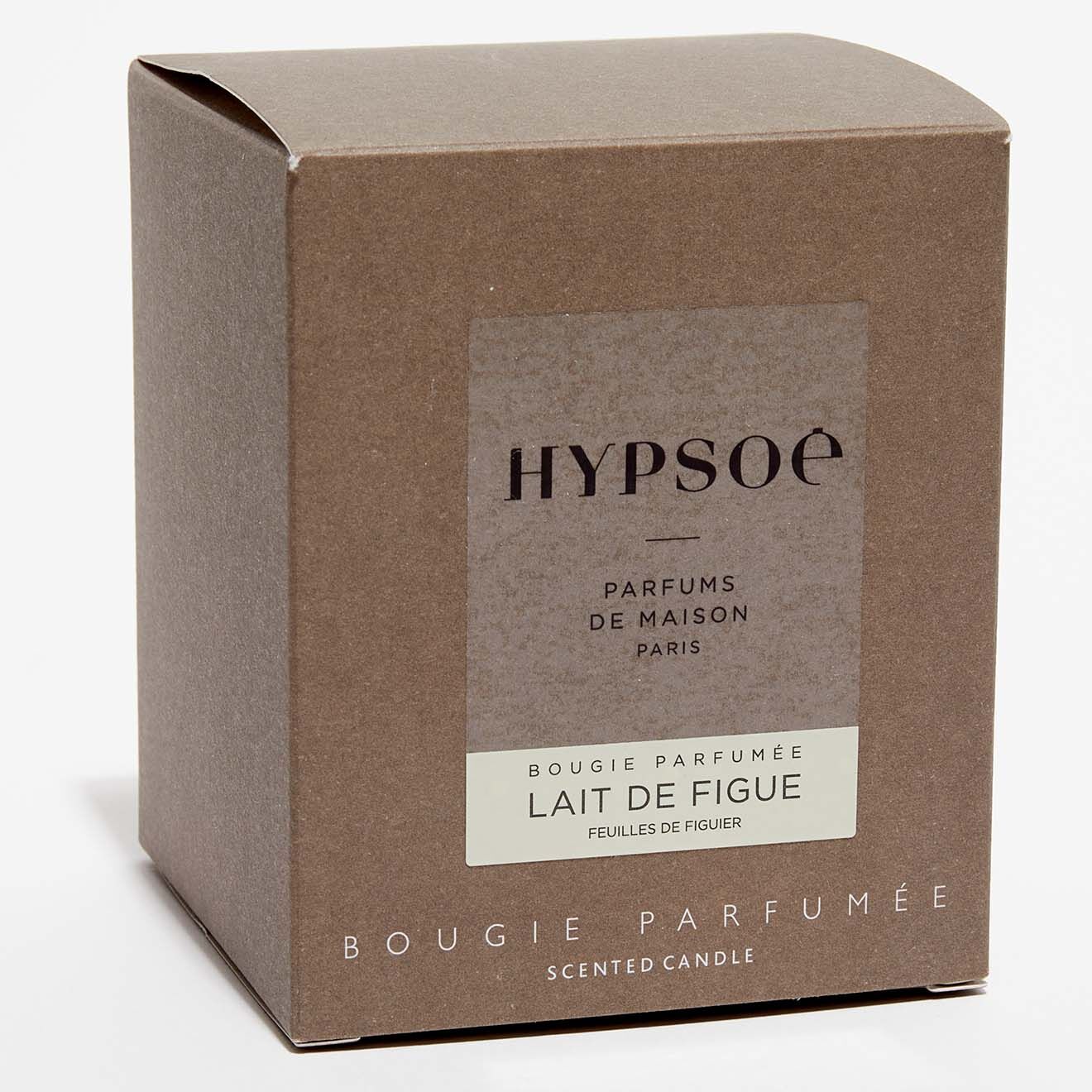 Hypsoé Bougie parfumée verre coloré dépoli Lait de Figue - 1 mèche 50h