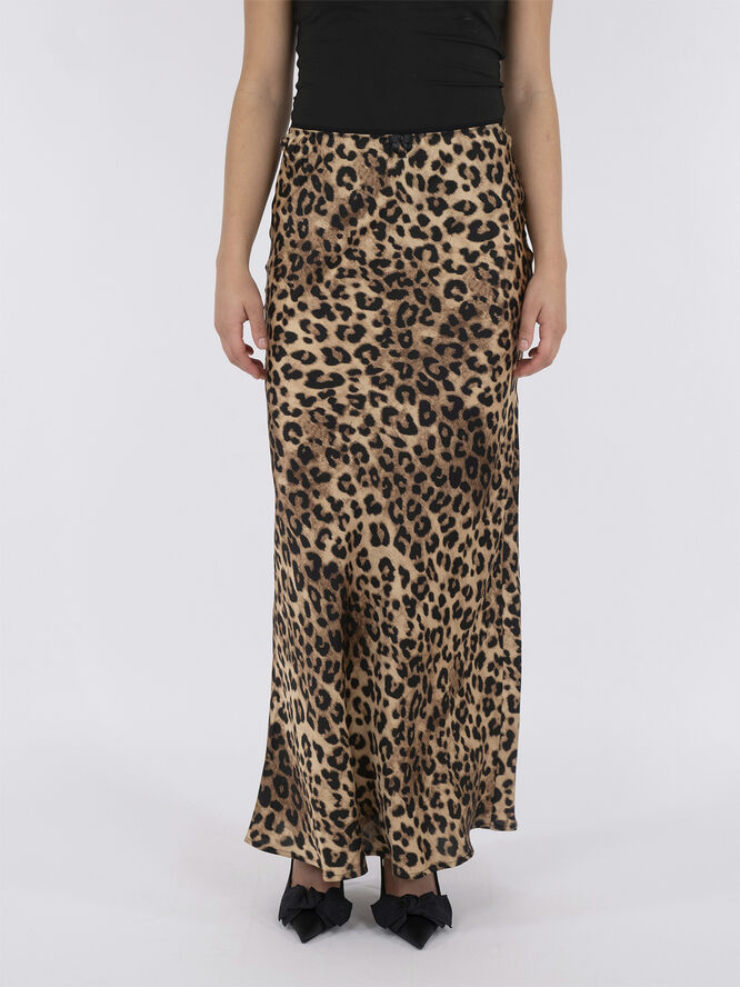 Neo Noir Lola Leo Long Skirt Leopard