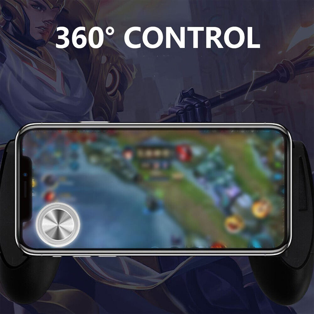 Mini Gaming Joystick Touchscreen Controller für Smartphone / Tablet - Silber