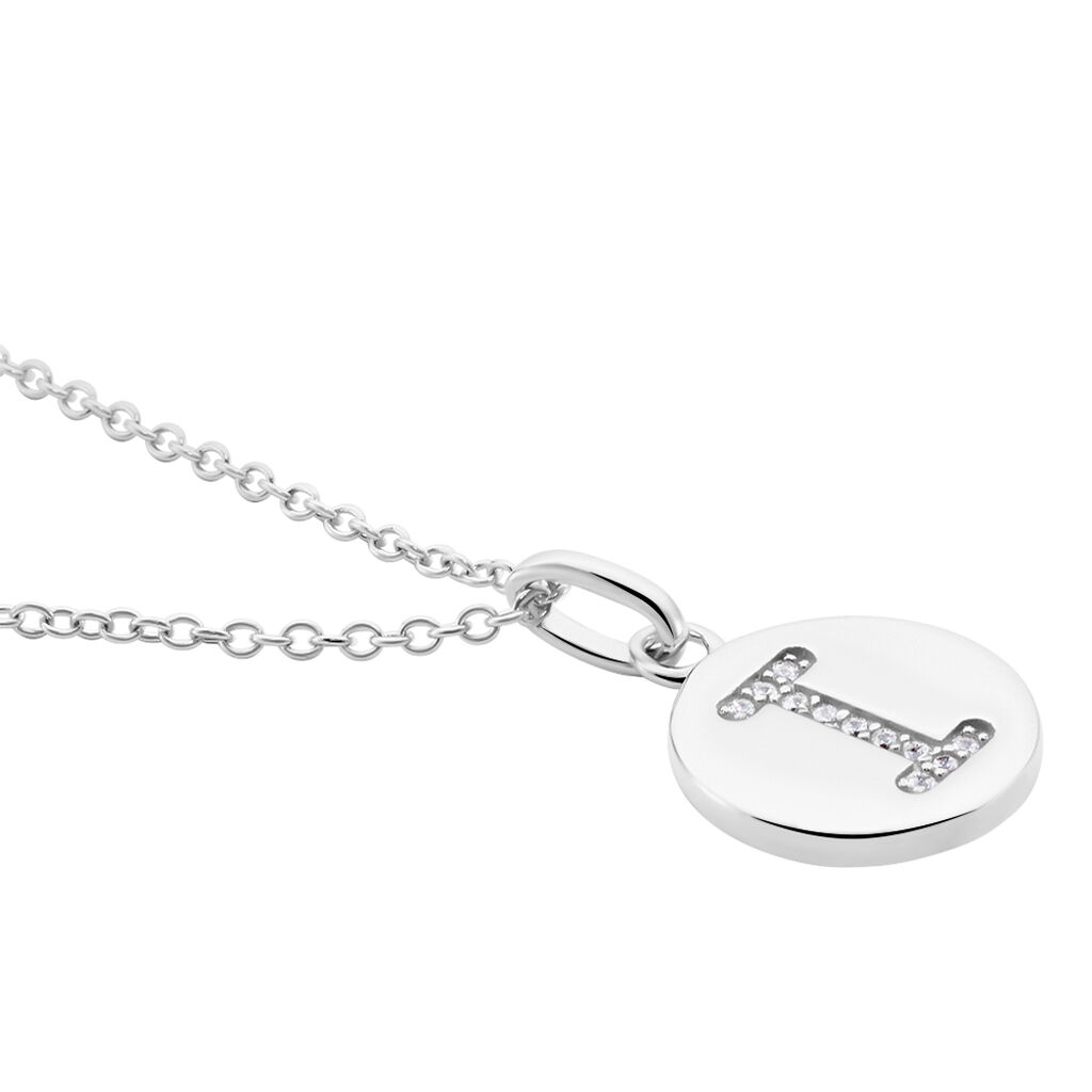 Collier Argent Eugenien Oxydes De Zirconium