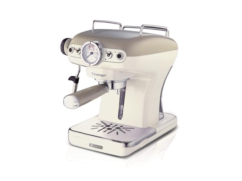Ariete Portionskaffeemaschine Vintage Beige Elegante und vielseitige Espressomaschine im Vintage Look
