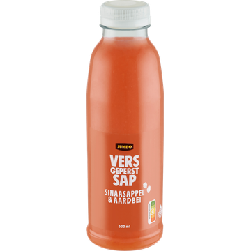 Jumbo Vers Geperst Sap Sinaasappel & Aardbei 500 ml