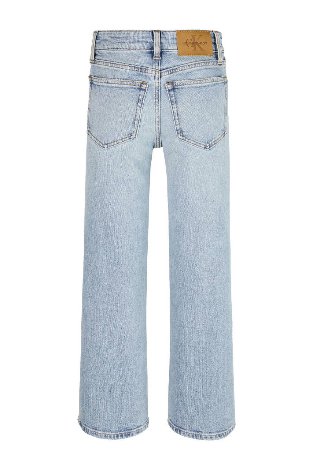 Calvin Klein wide leg jeans light blue denim