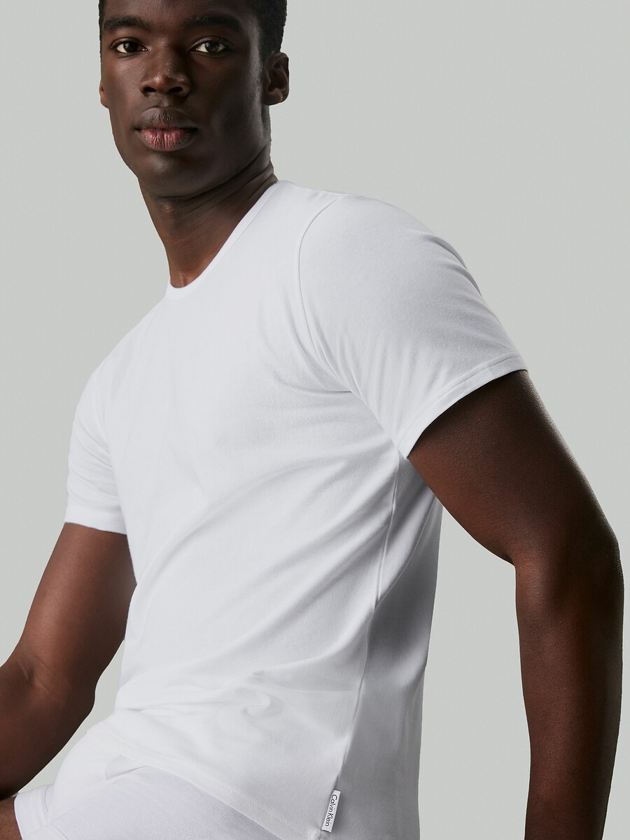 CALVIN KLEIN ROUPA ÍNTIMA<br>Conjunto de 2 camisetas de gola redonda