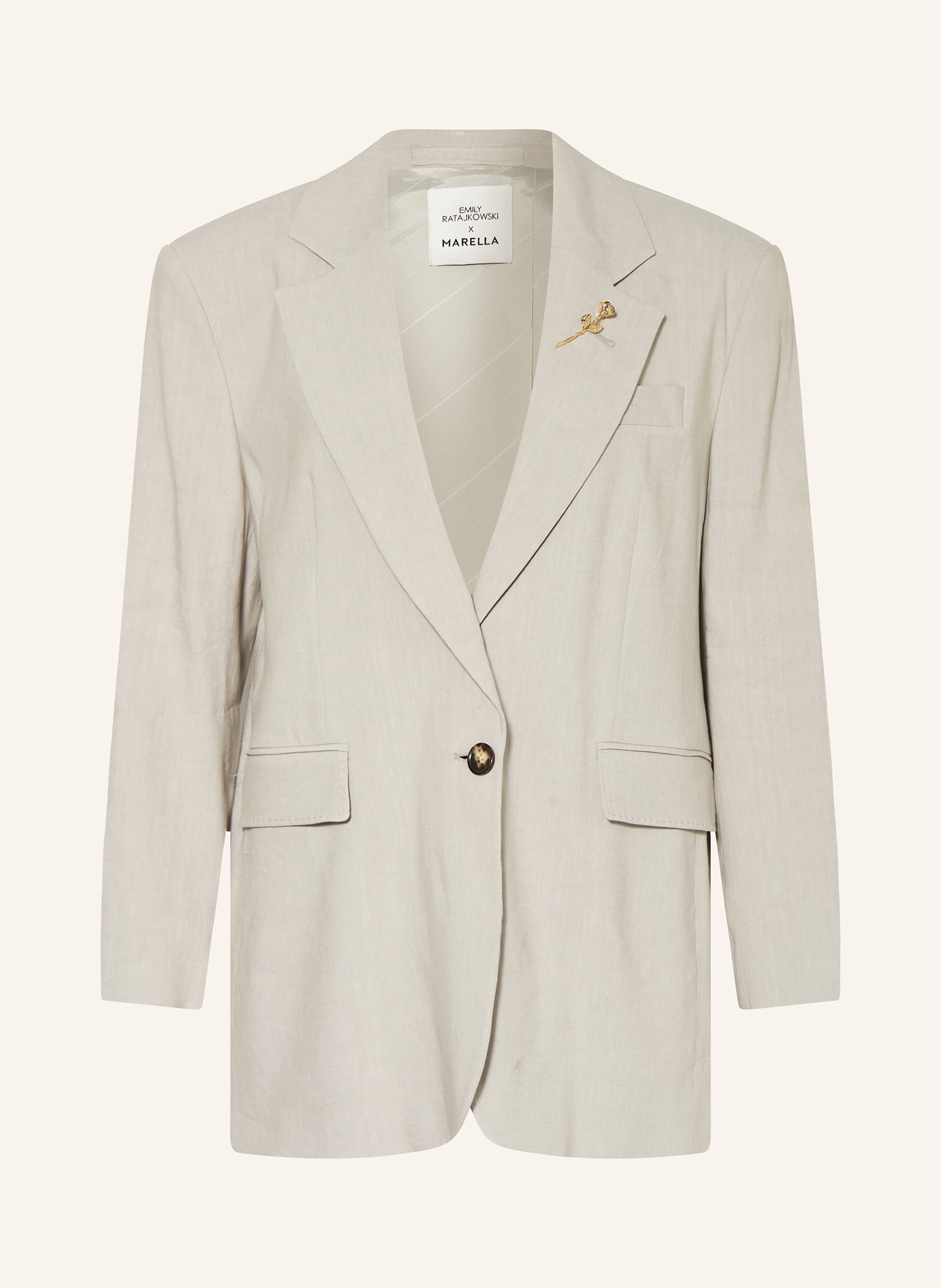 MARELLA Longblazer mit Leinen