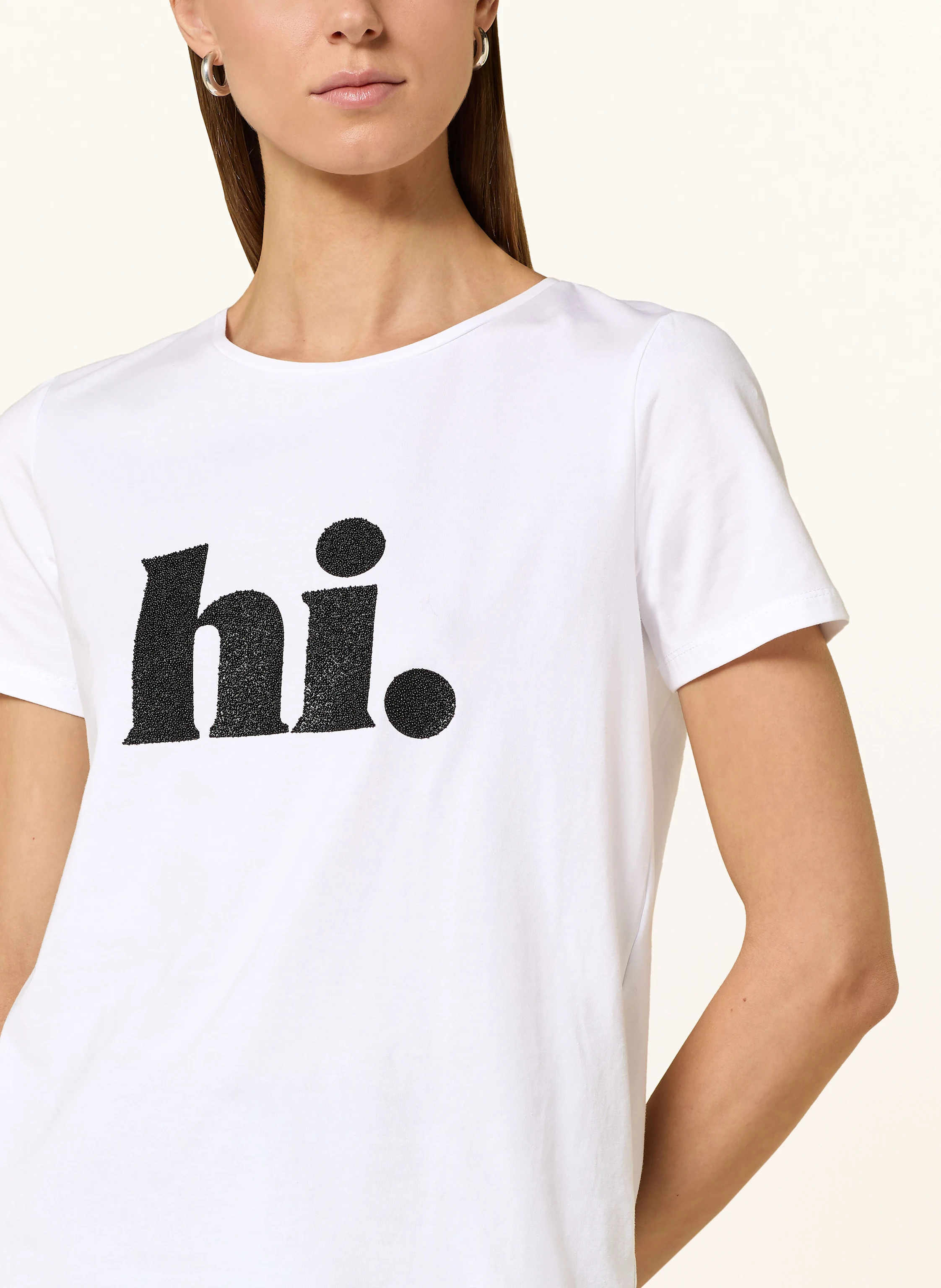 MORE & MORE T-Shirt mit Schmucksteinen