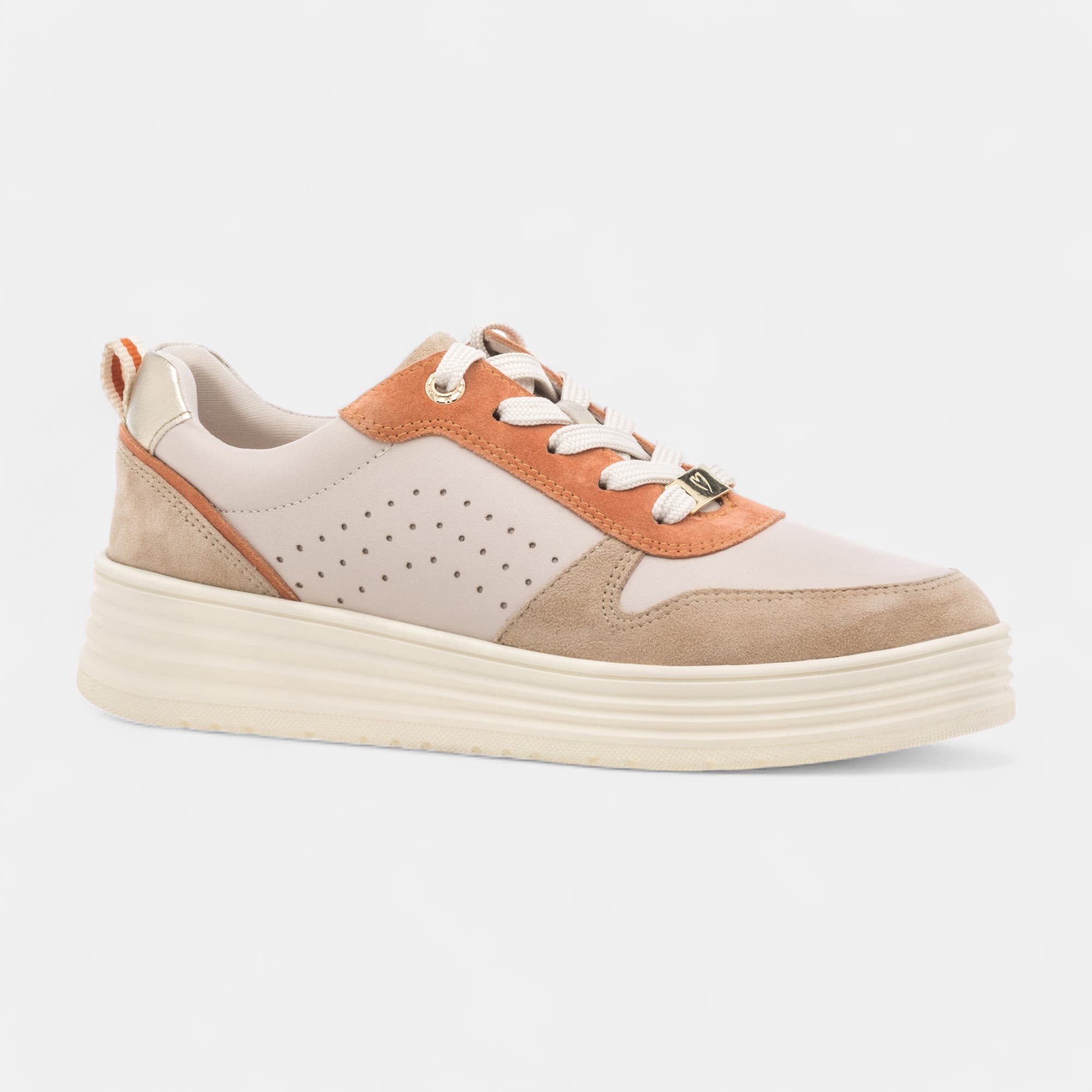 Baskets basses Femme taupe