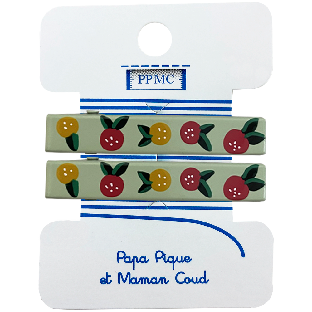 Barrette Croco Moyenne Agrumes Pop