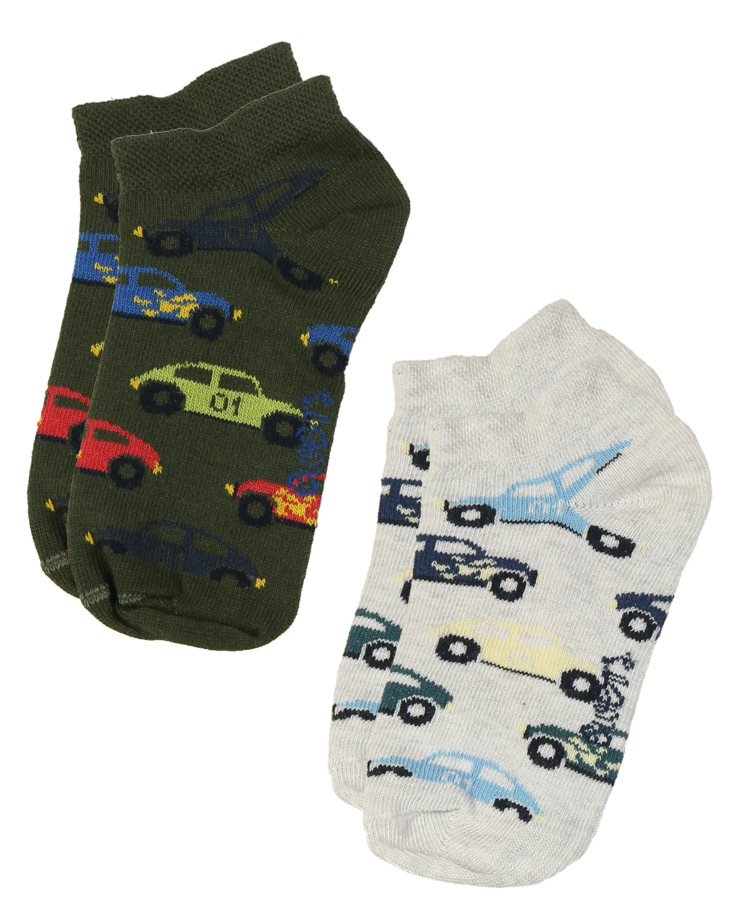 Sneakersocken AUTOS & RINGEL 6er-Pack in bunt