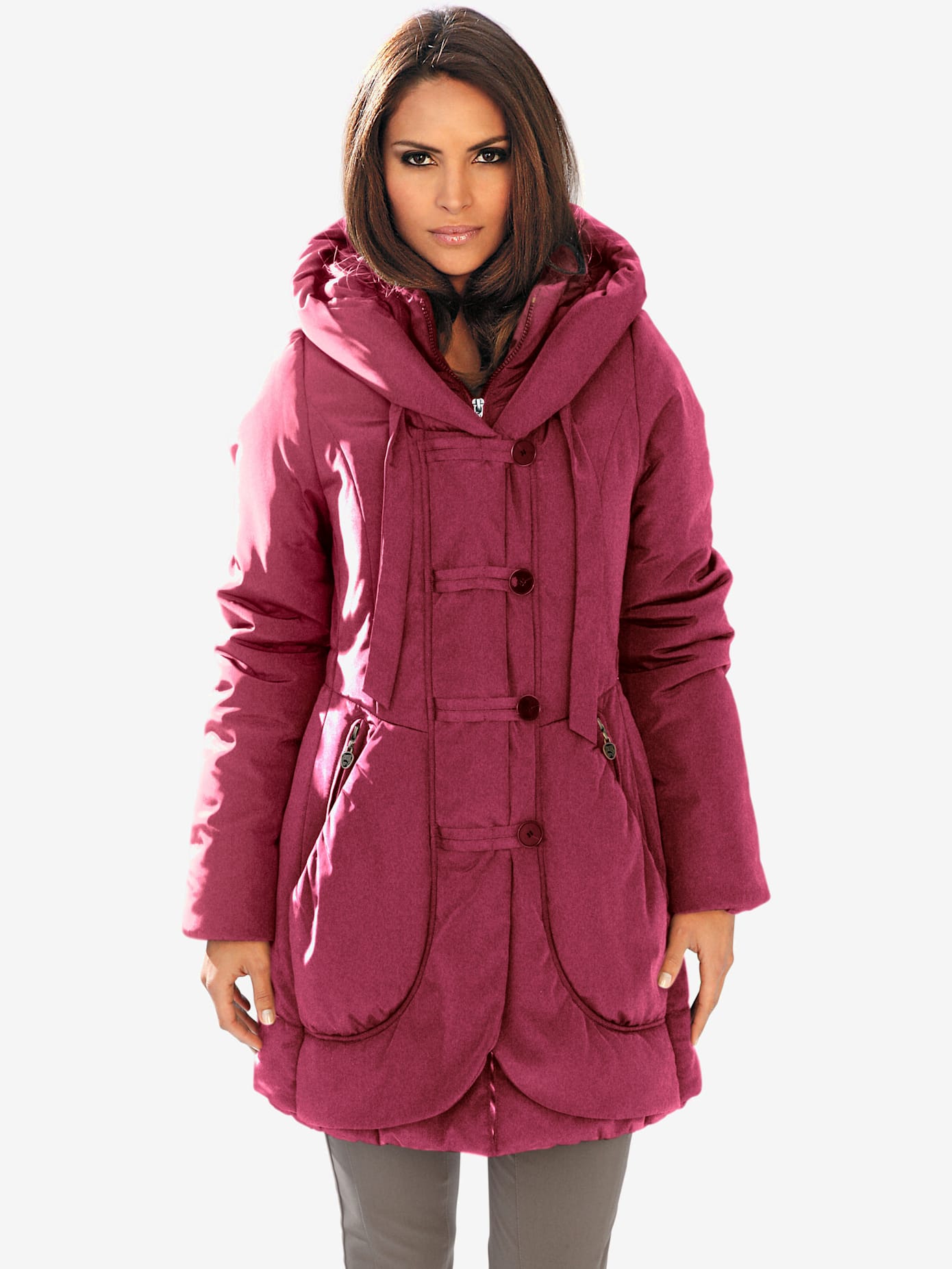 Parka veste d'extérieur facile à associer