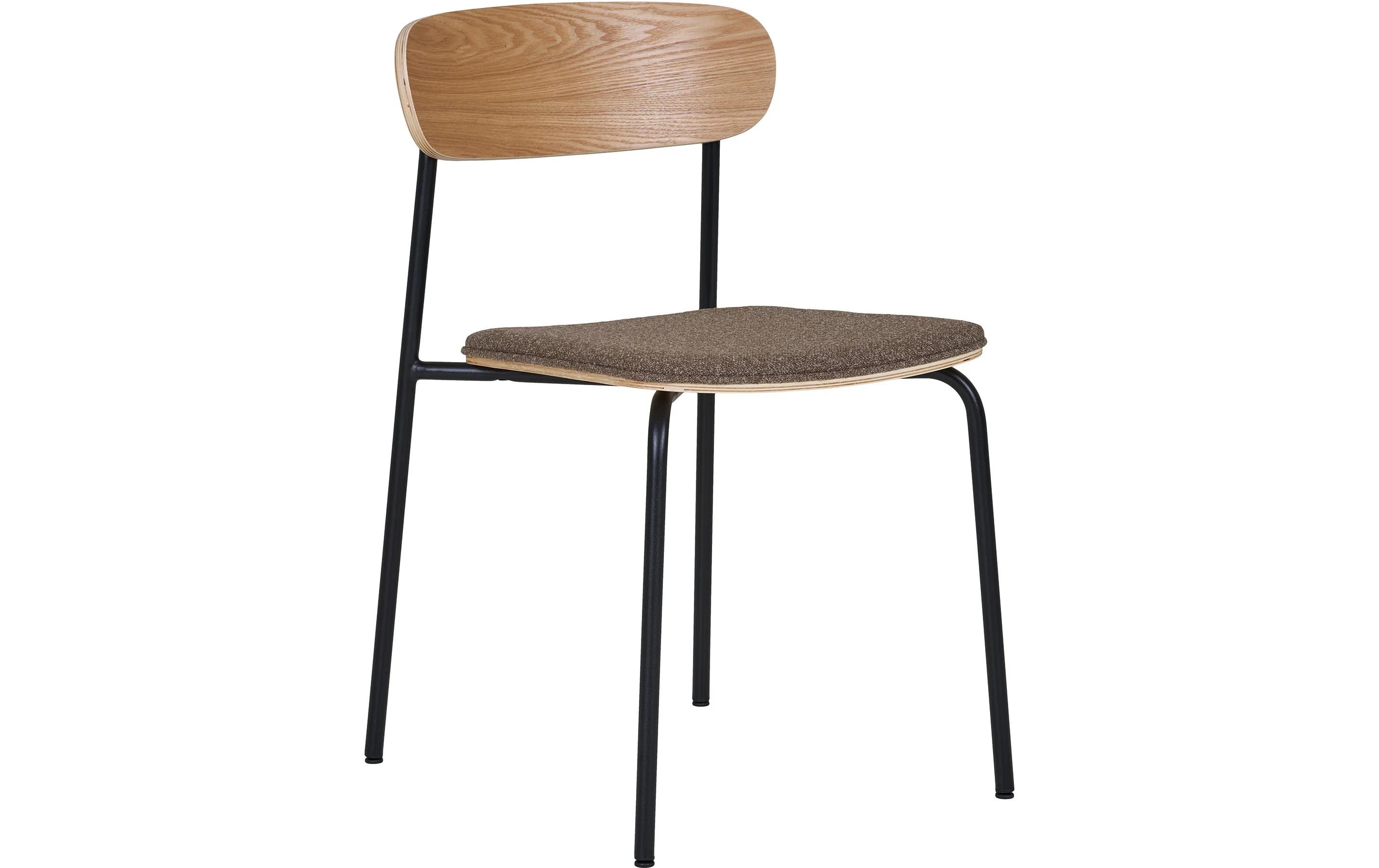 Stuhl Estepona 2 Stück, 77 x 51 cm, Braun<br>Leichte Esszimmerstühle
