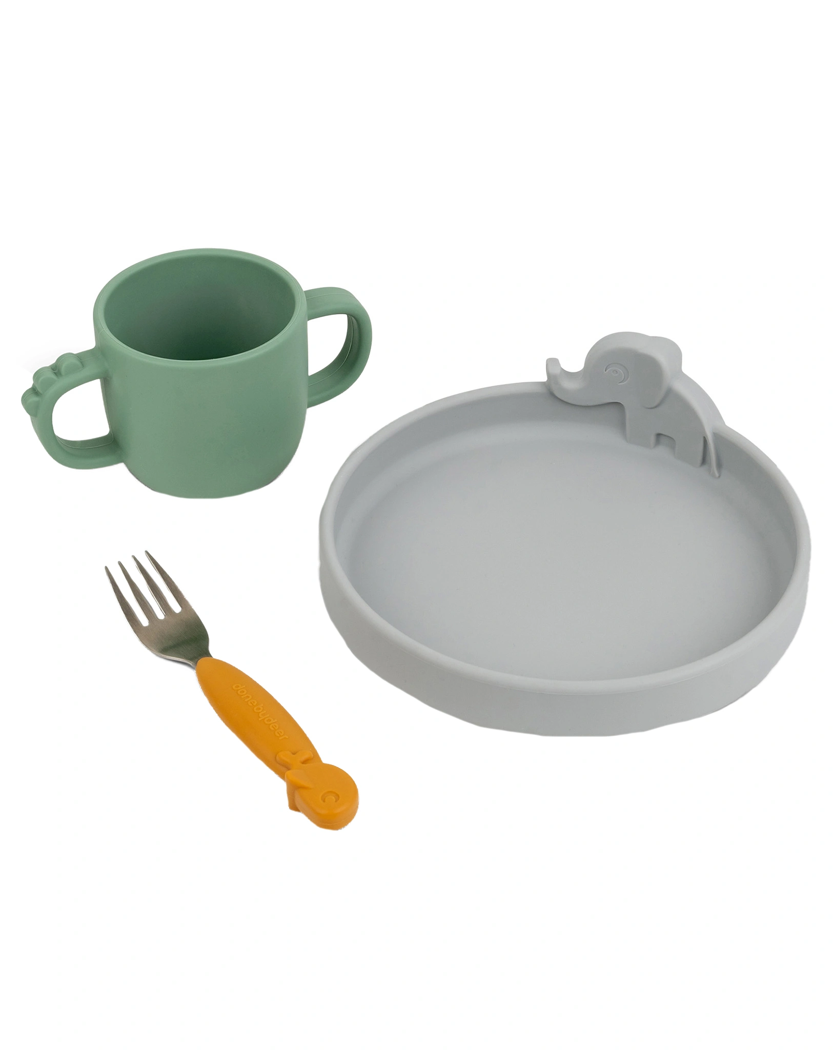 Geschirr-Set PEEKABOO - DEER FRIENDS 3-teilig in bunt