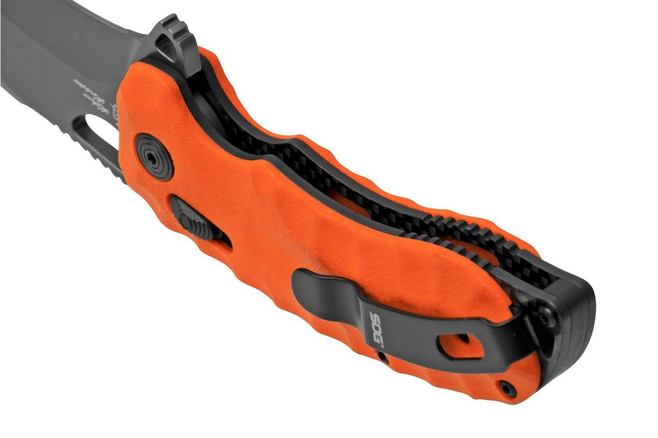 SOG Kiku XR LTE Orange G10 12-27-03-57 zakmes, Kiku Matsuda design
