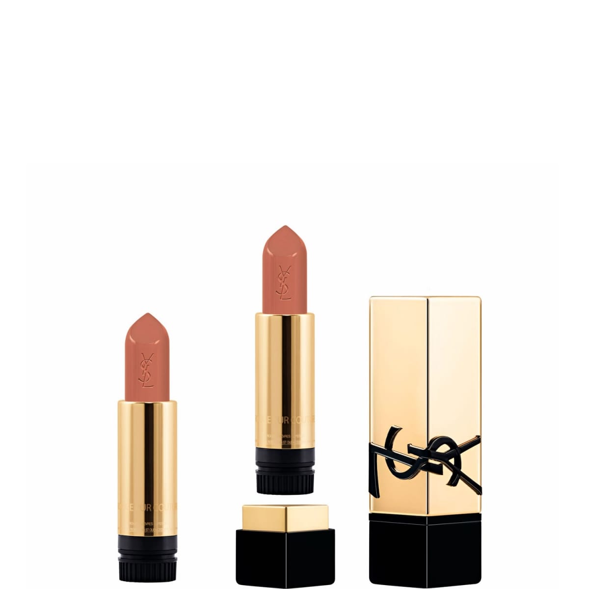YVES SAINT LAURENT Rouge Pur Couture Rouge à lèvres fini satin - Couleur intense et confort