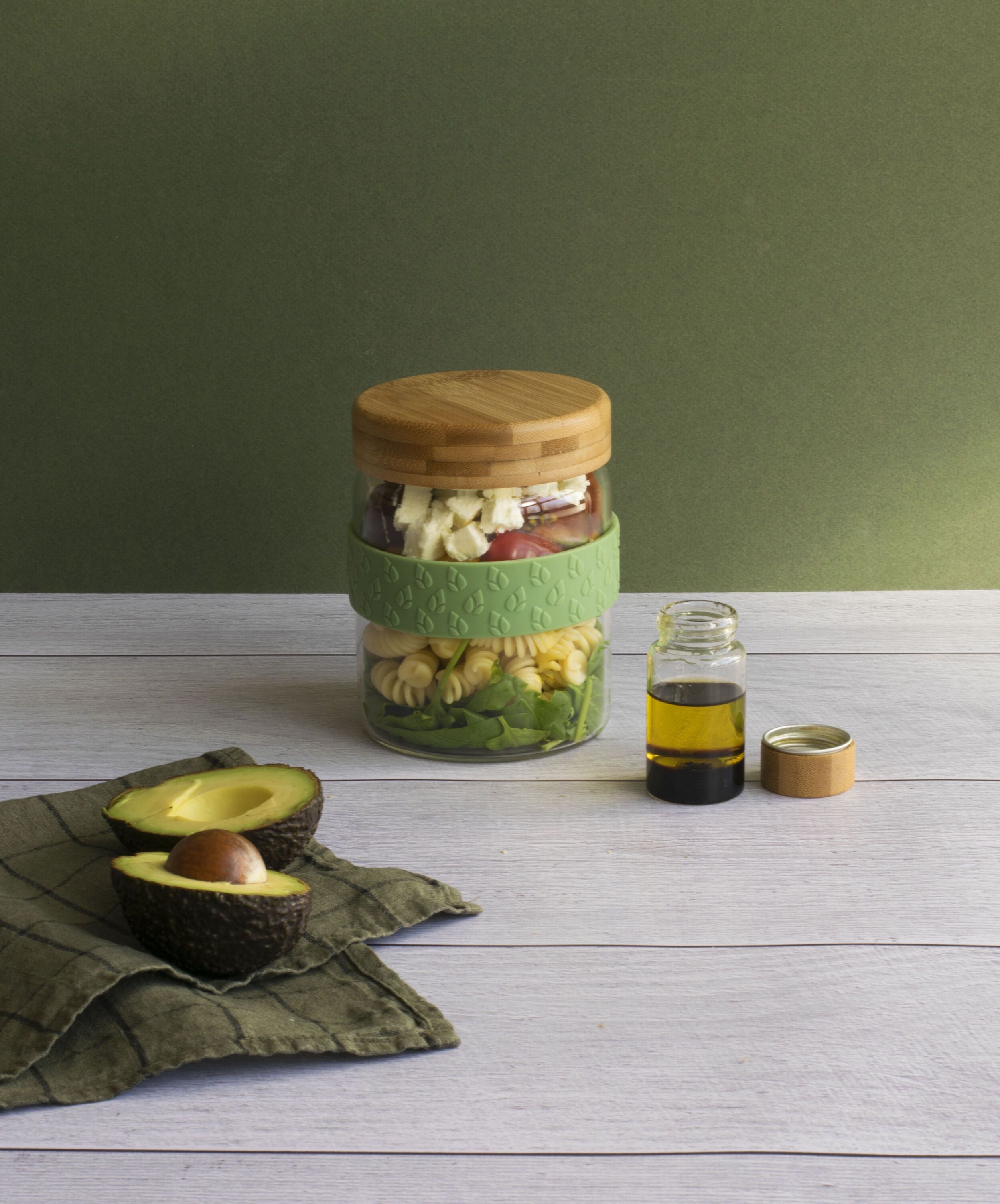 PEBBLY Lunchbox - Natur / H: 13.0 cm