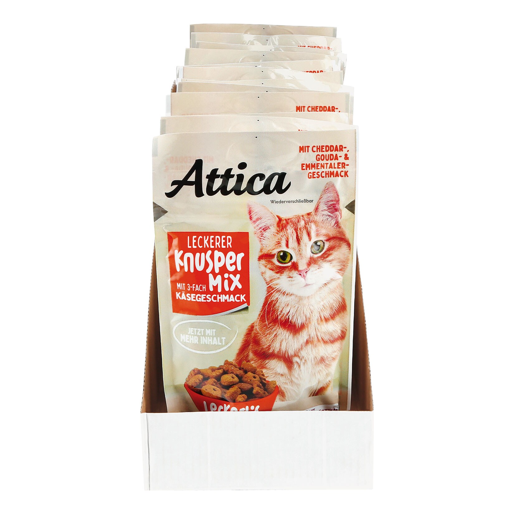 Attica Knuspermix Käse 70 g, 18er Pack