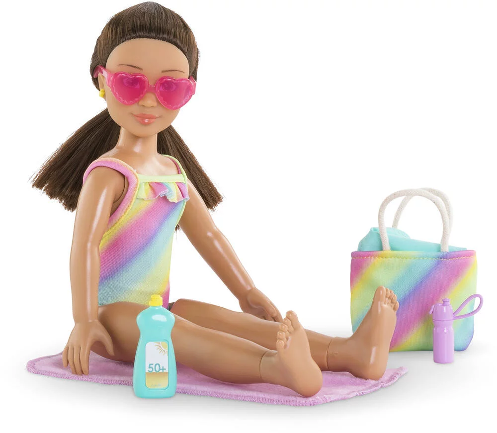 COROLLE GIRLS -POUPEE MANNEQUIN - COFFRET LUNA A LA PLAGE - 28CM