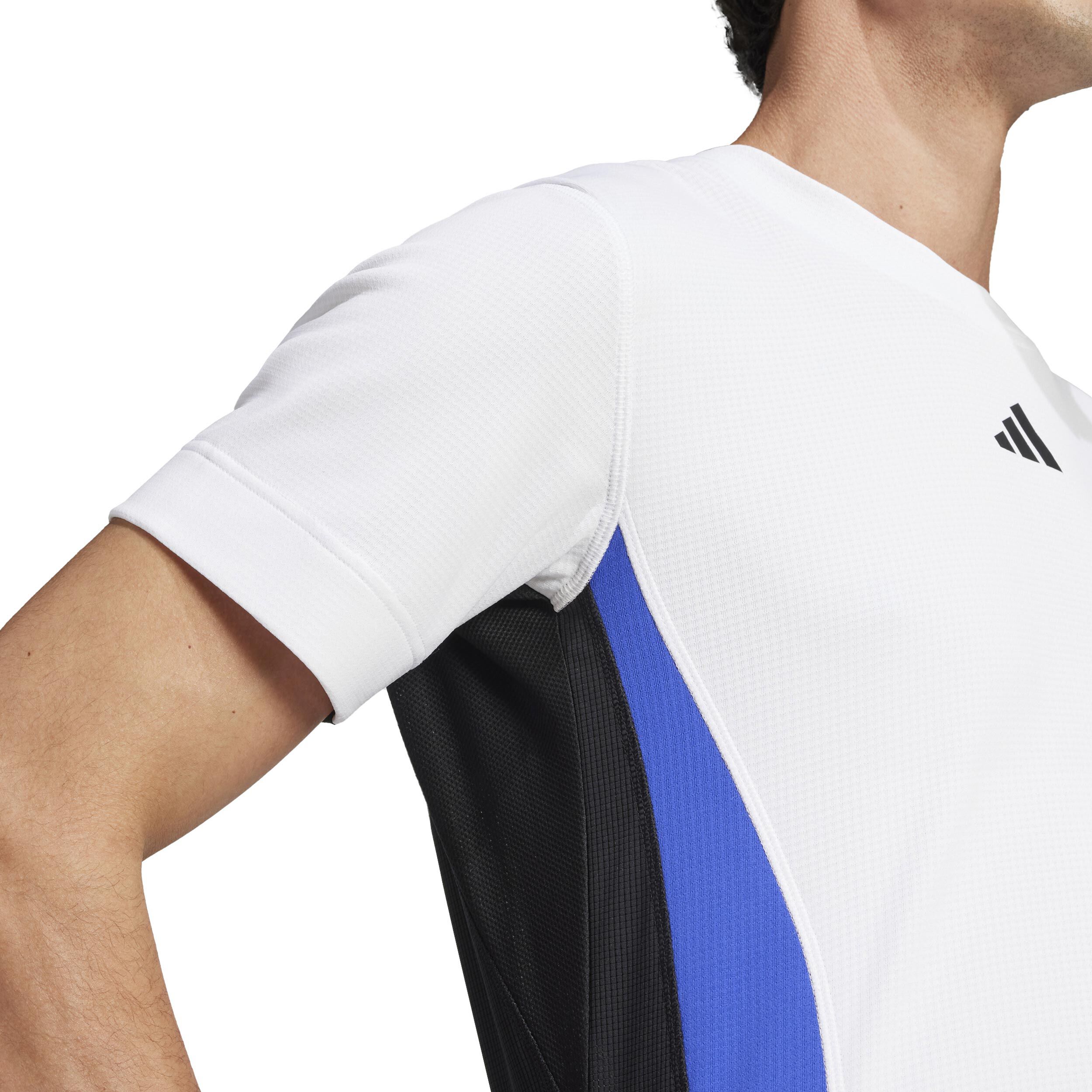 adidas Freelift FR Pro T-shirt Hommes - Blanc , Multicouleur