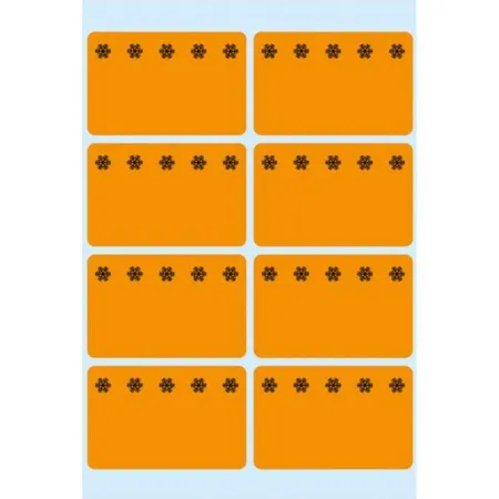 HERMA Tiefkühletiketten, 26 x 40 mm, leuchtorange