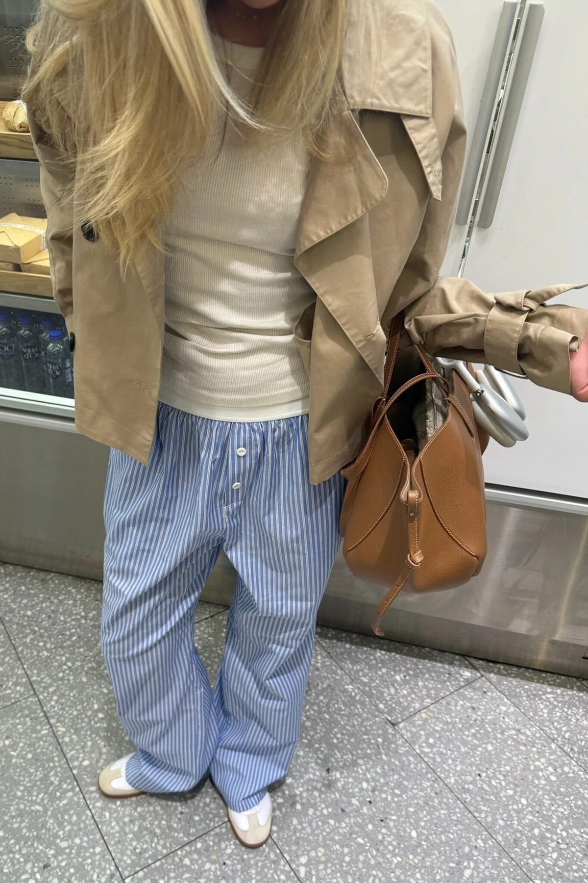 BYIC Almaic Trenchcoat lbeige light beige