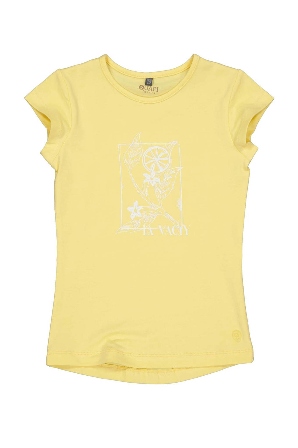 Quapi T-shirt BIEN lichtgeel