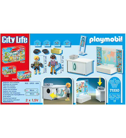 Playmobil City Life - Virtuelt Klassev?relse - 17 Dele - 71330