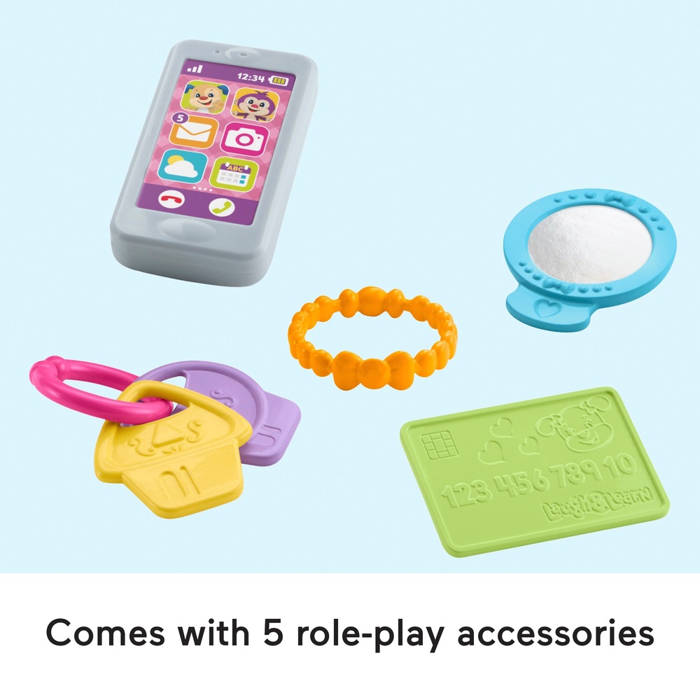 Fisher-Price Lachen & Lernen Meine smarte Handtasche Aktivitätsspielzeug