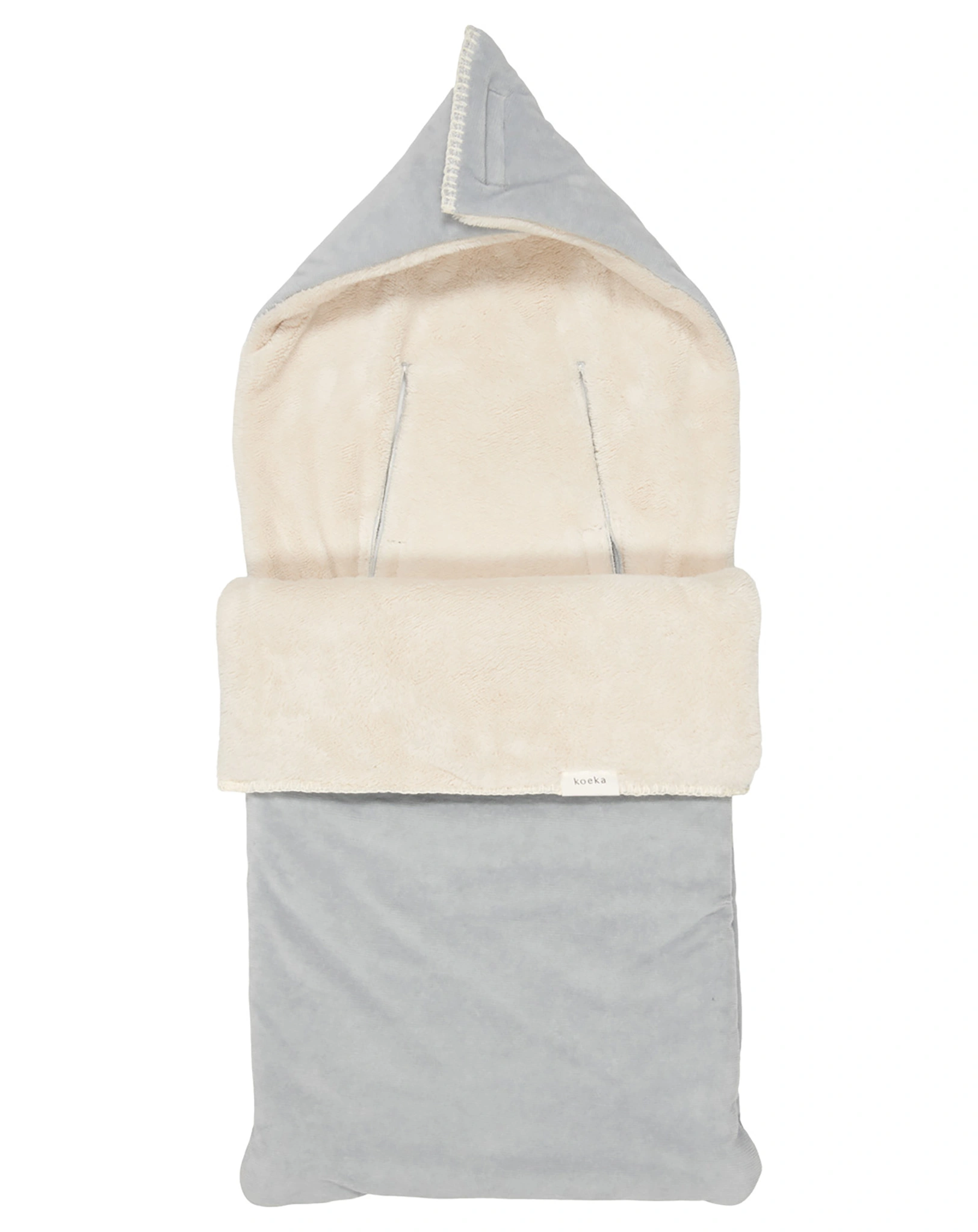 Plüsch-Fußsack ODDI in wave
