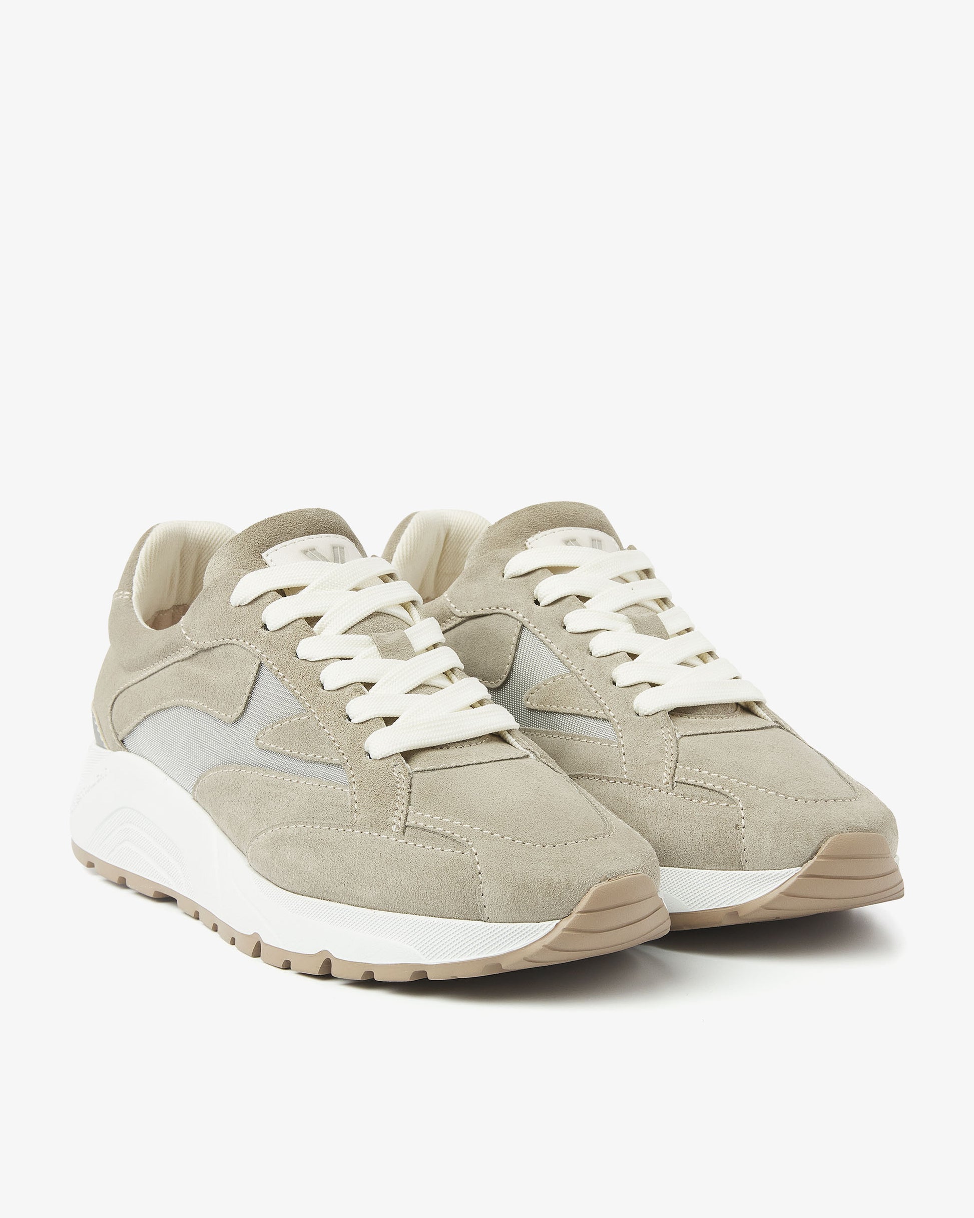 VIA VAI grijze heren sneakers Owen Benson