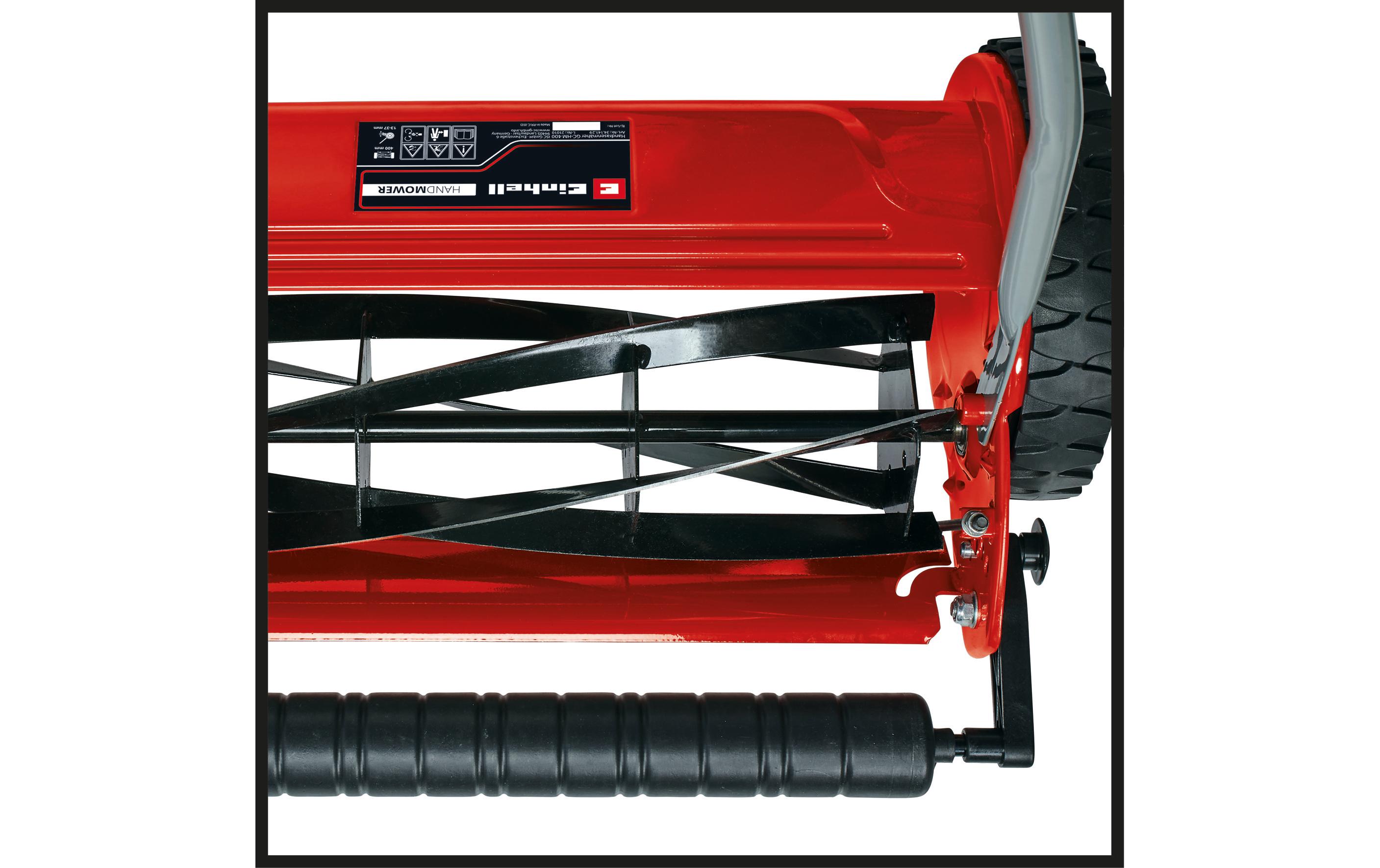 Handrasenmäher GC-HM 400Kugelgelagerte Mähspindel