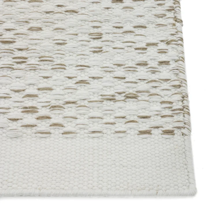 Nuuck - Glostrup Teppich, 140 x 200 cm, schwarz / weiss