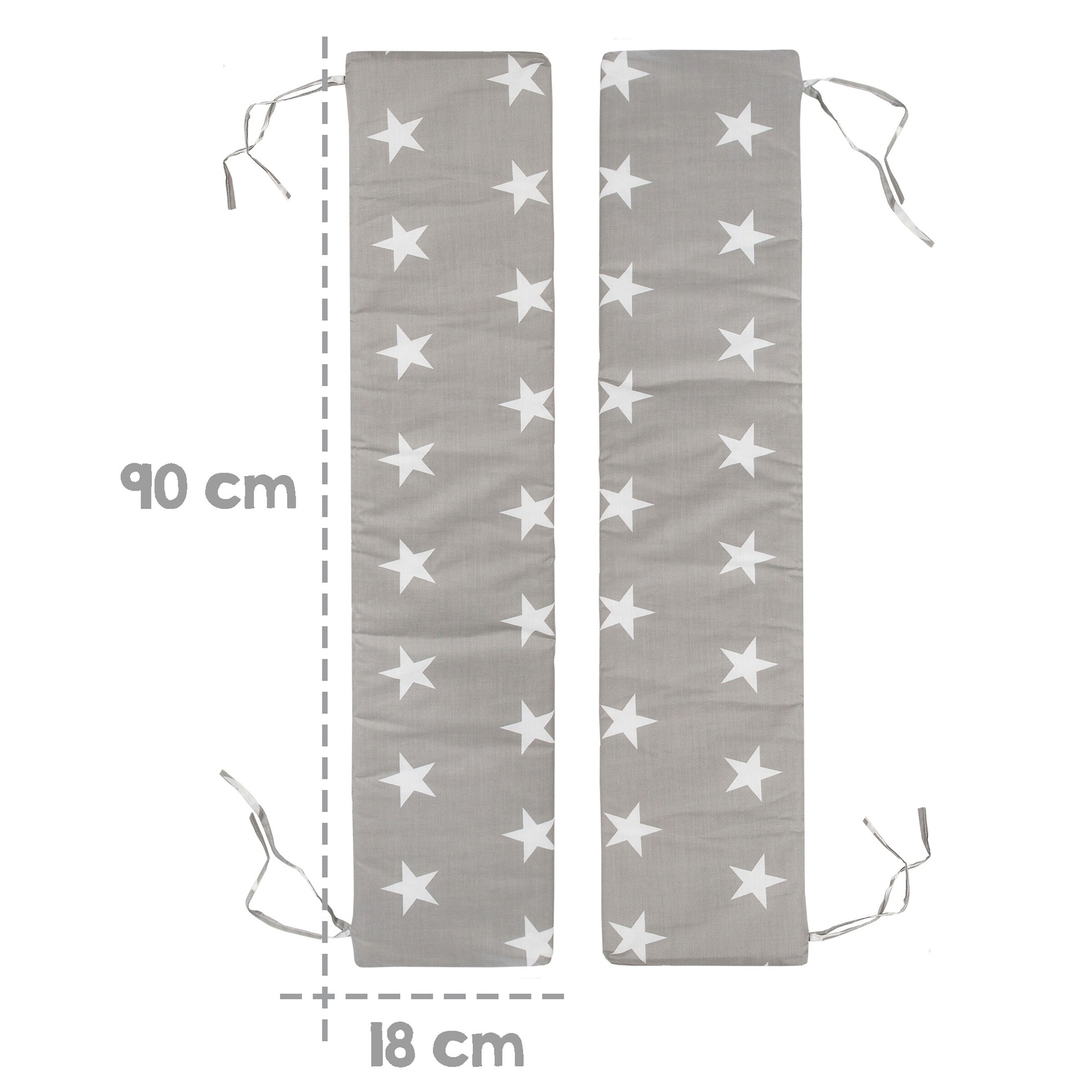 roba Kindersitzgarnitur Outdoor + in grau mit Bankkissen Little Stars