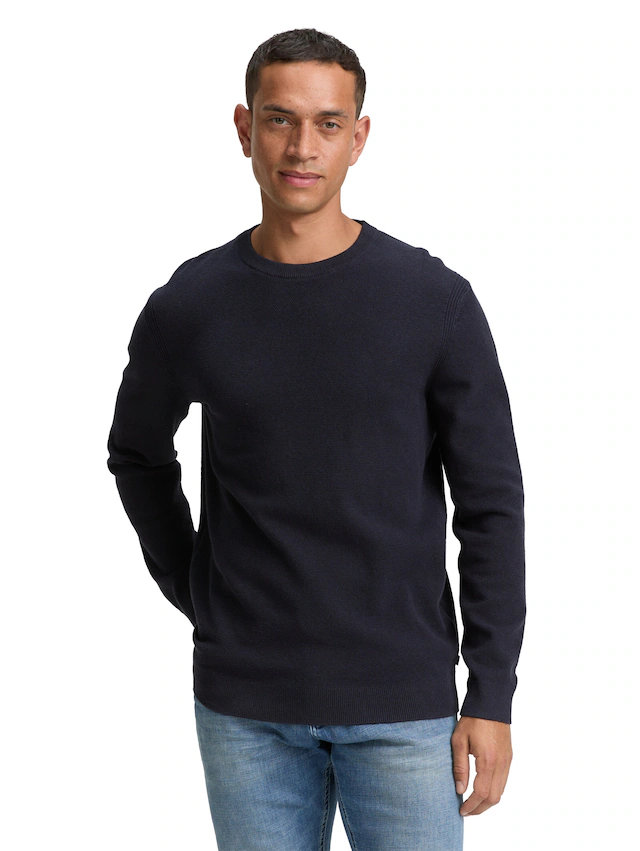TOM TAILOR Strickpullover , mit Bündchen