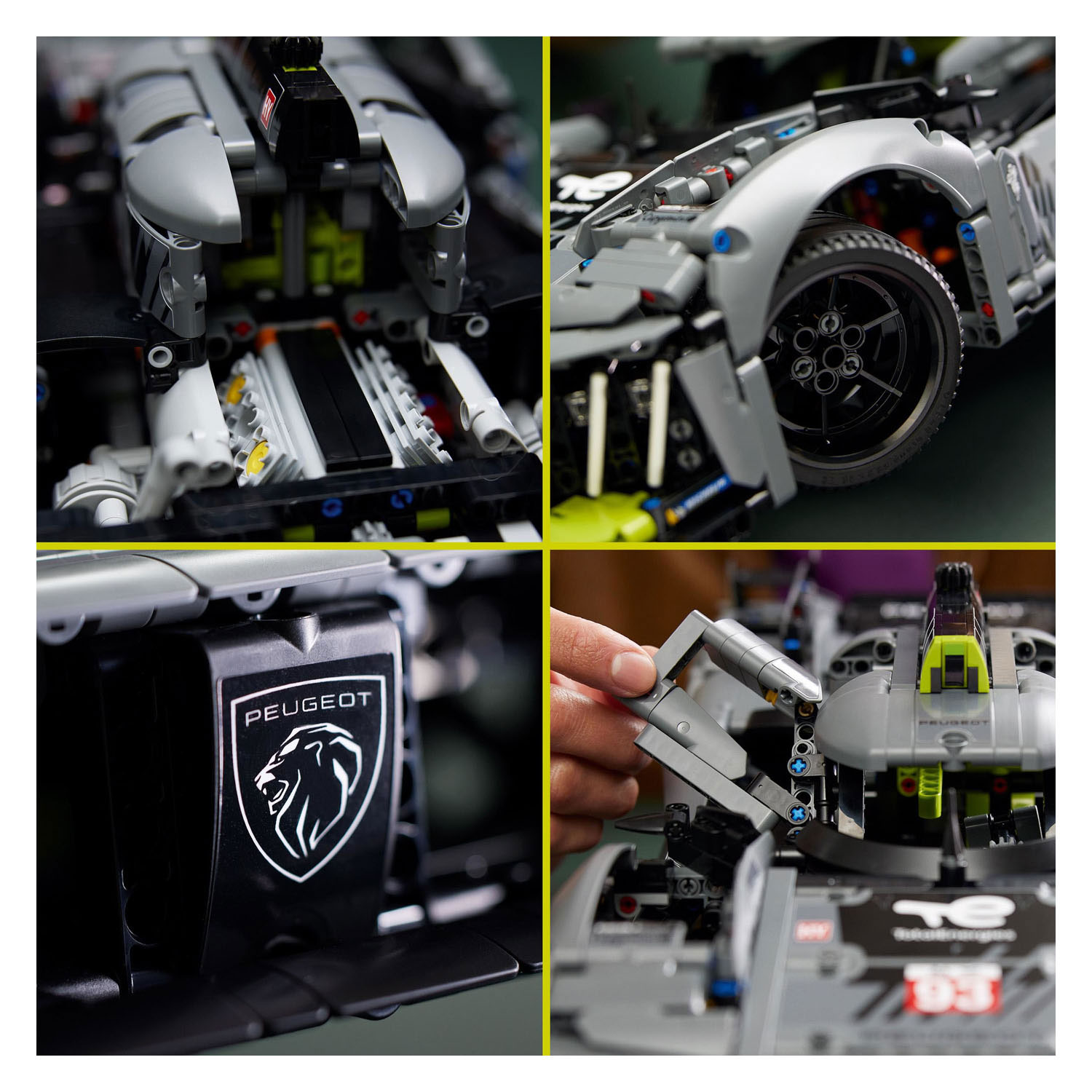 LEGO Technic 42156 Peugeot 9x8 24 Le Mans Hybrid Hypercar Auto
