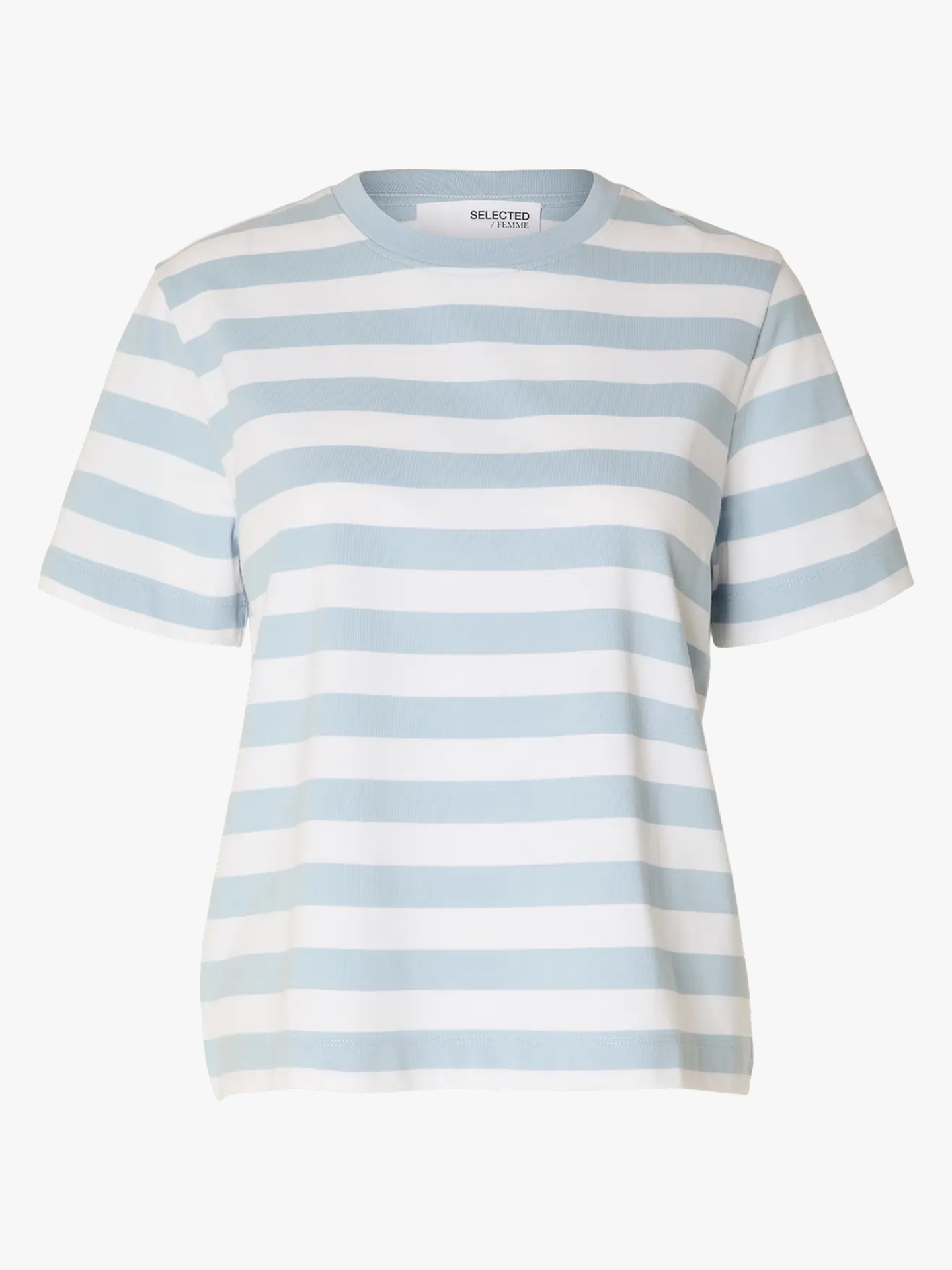 Essential Short Sleeve Striped Boxy Tee