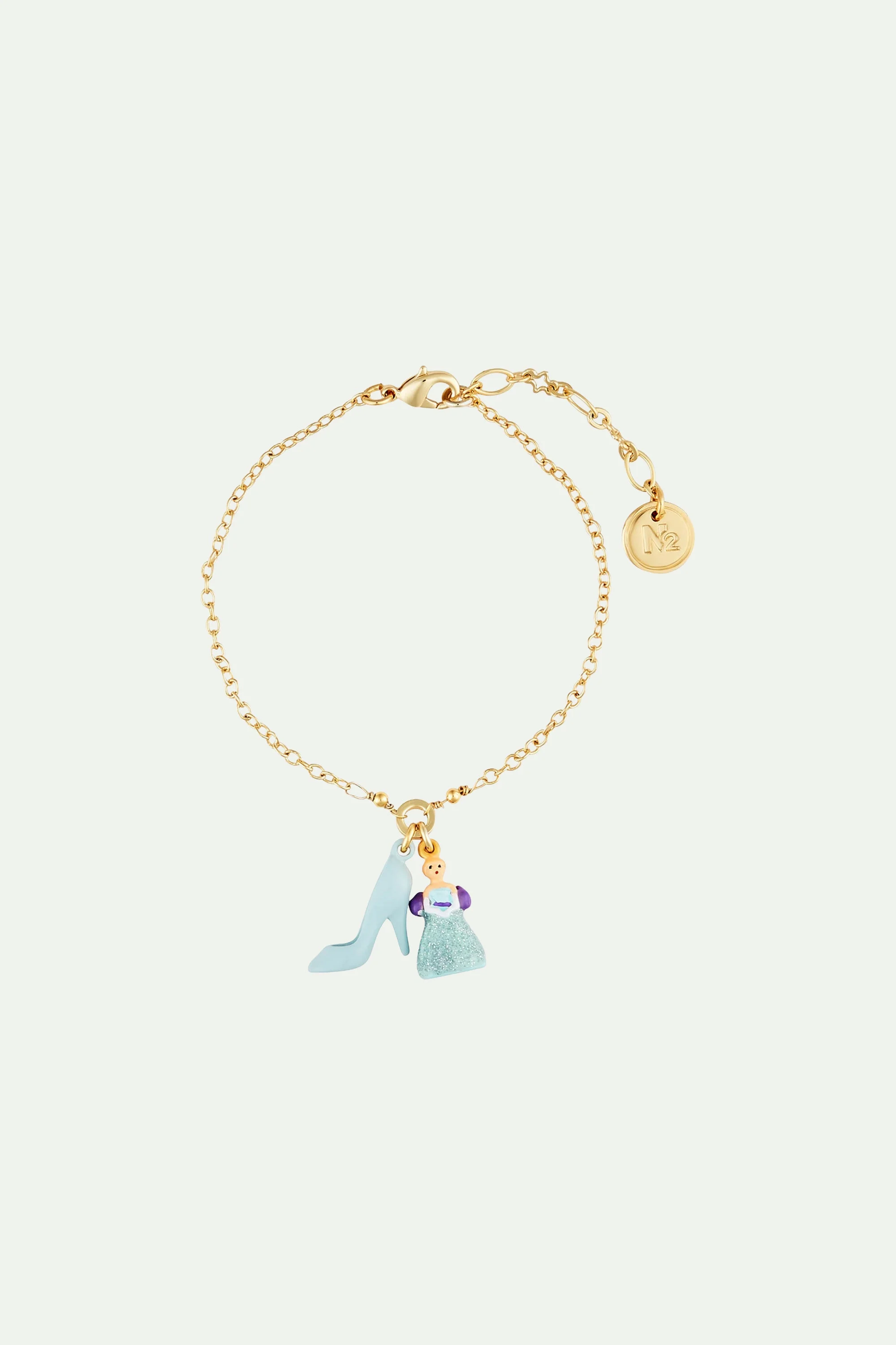 Bracelet fin soulier et cendrillon | Bleu
