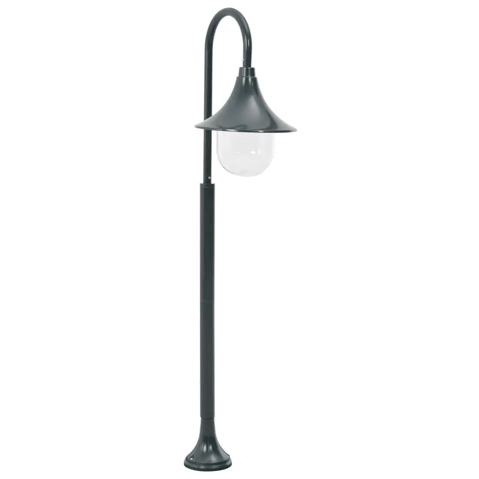 vidaXL - Tuinpaallamp - Groen - Aluminium