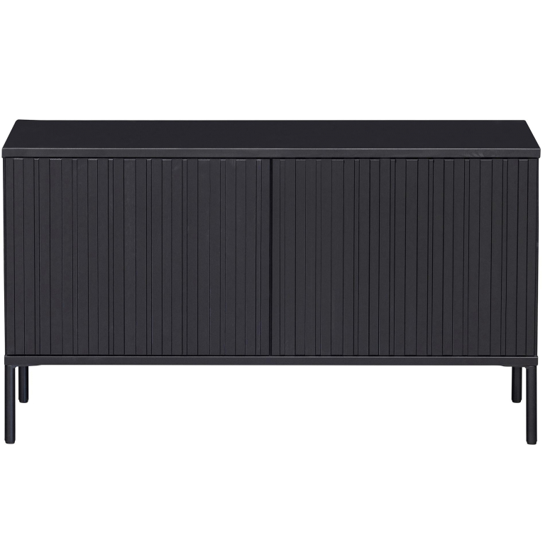 WOOOD Gravure tv-meubel 100 grenen zwart