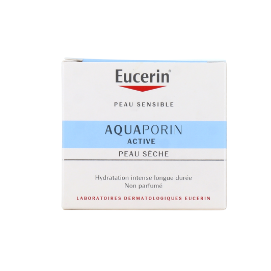 Soin visage hydratant peau sèche Eucerin Aquaporin Active